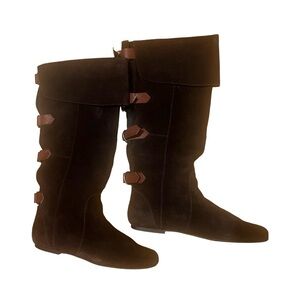 Used Dolce Vita Brown Suede Boots with Buckles.​